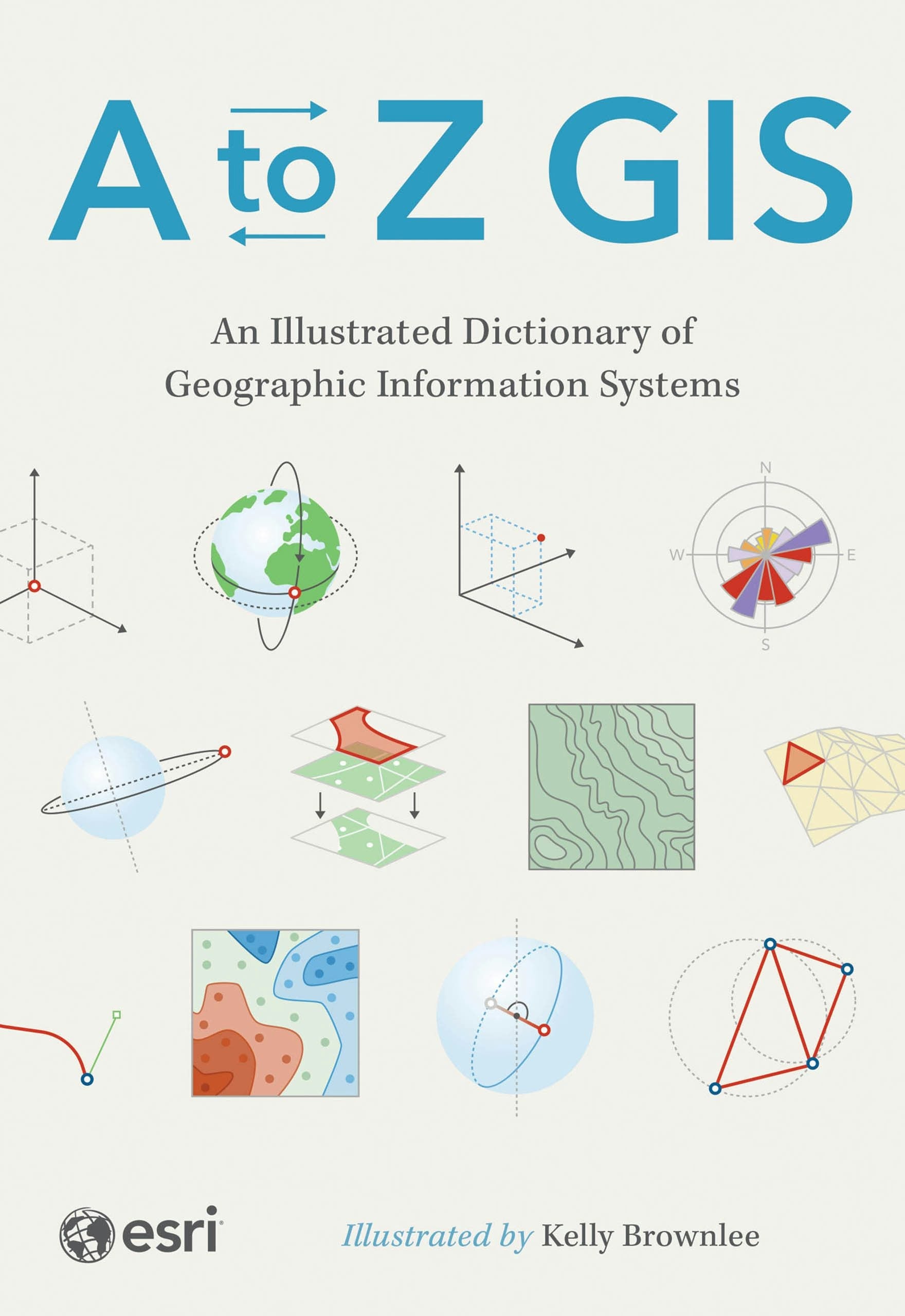 Book cover image for A to Z GIS ISBN: 9781589488120